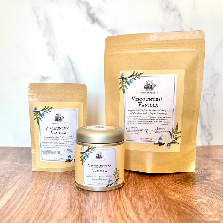 New! Viscountess Vanilla ~ Decaf Black Tea