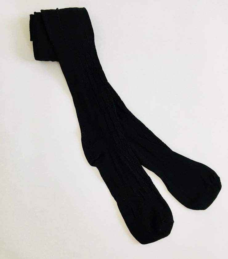 New! Regency Clocked Silk Stockings ~ Black